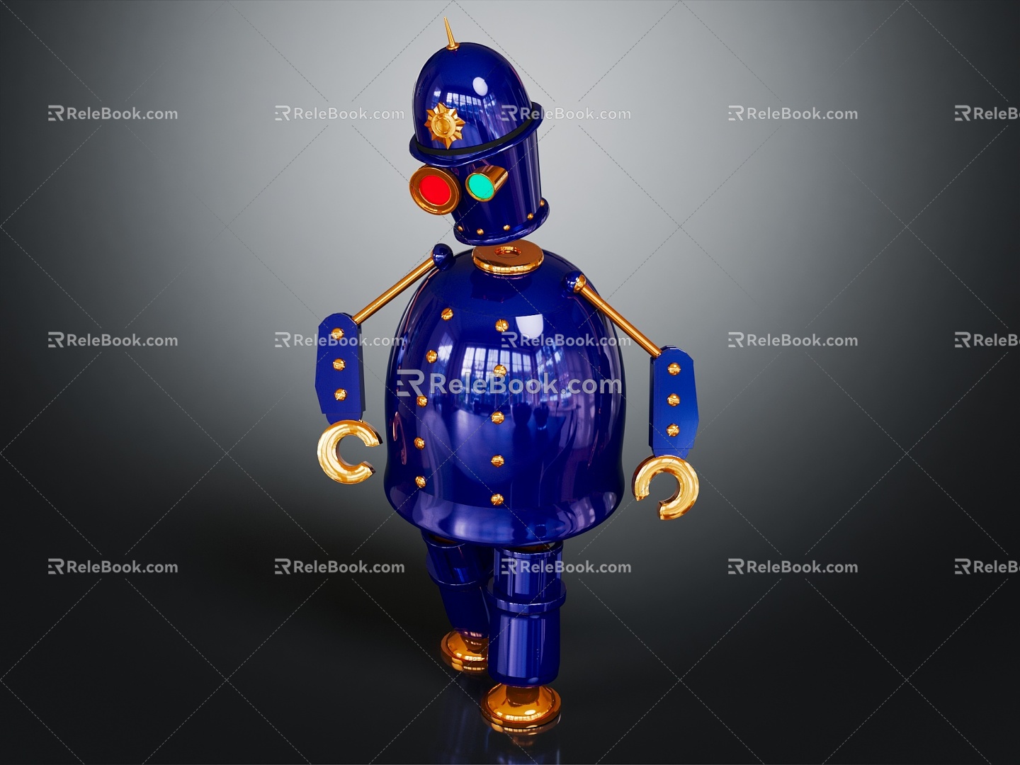 Modern Robot Robot Police Mechanical Police 3d model