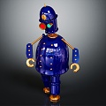 Modern Robot Robot Police Mechanical Police 3d model