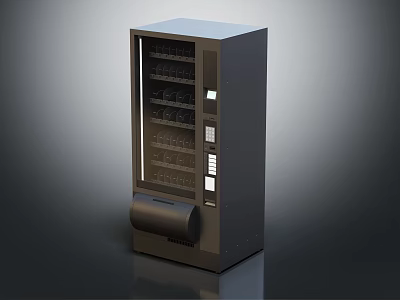 Modern Vending Machine Universal Vending Machine Universal Vending Machine 3d model