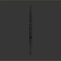 Futuristic Sci Fi Weapon Black Red Accents Tactical Scope And Modern Design