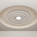 House Silent Style Ceiling Round Special-Shaped Ceiling Cream Wind Ceiling Lamp Study Room Ceiling Living Room Ceiling Bedroom Ceiling House Silent Wind Ceiling Lamp 3d model