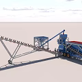 Efficient Industrial Plant Mobile Crushing System with Conveyor Belt and Processing Equipment