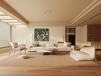 The Silent Living Room 3d model