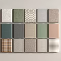 Various Color Pattern And Texture Wall Panel Samples For Interior Design