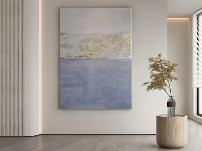 modern decorative painting 3d model