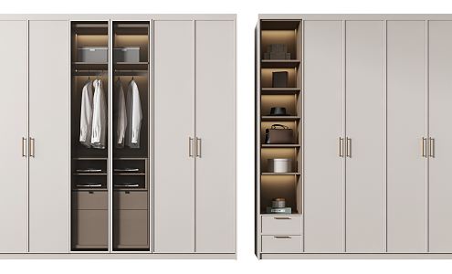 Modern wardrobe 3d model