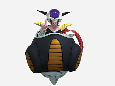 Dragon Ball Handmade Anime Character Felisa 3d model