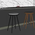 Bar Chair Bar Stool High Stool 3d model