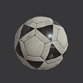 Classic Black And White Soccer Ball As Essential Sports Equipment For Training Games