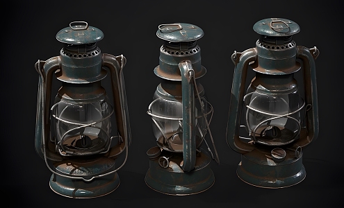 Horse lantern 3d model