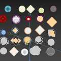 Ceiling lamp decoration lamp 3d model