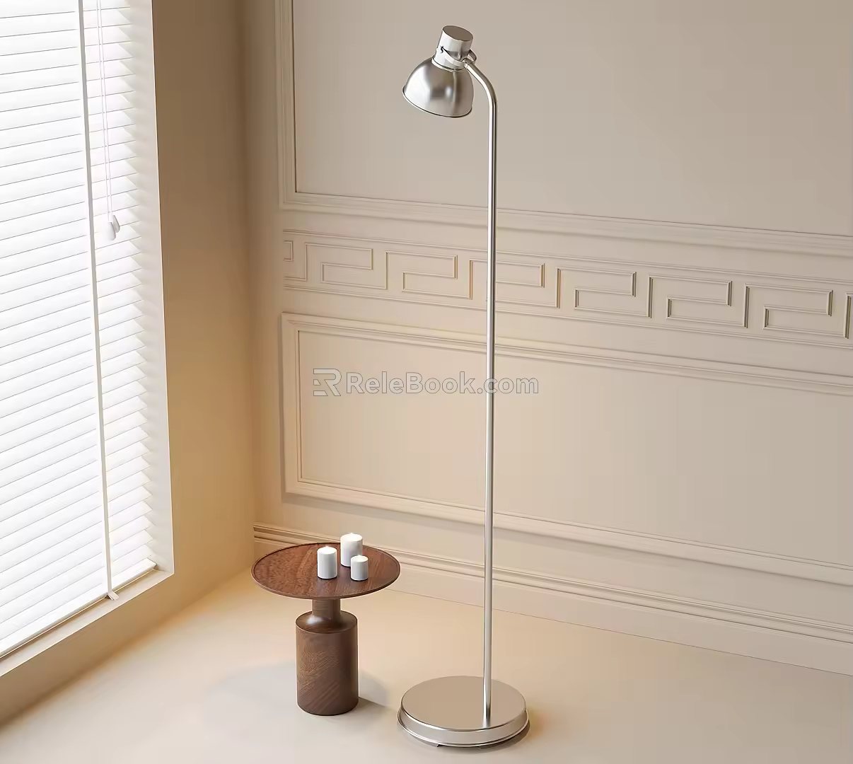 Floor lamp side corner several 3d model