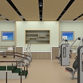 Display Rehabilitation Room Rehabilitation Equipment Medical Equipment Medical Display 3d model