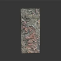 Detailed 3D Terrain Model Showcasing Mountain Ranges Canyon Landforms And Colorful Textures