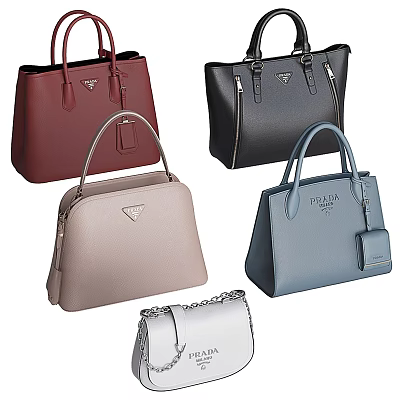 Modern Bag Women's Bag Leather Bag Brand Handbag 3d model Modern Bag Women's Bag Leather Bag Brand Handbag 3d model