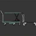Mobile Medical Equipment Carts With Wheels And Various Surface Designs
