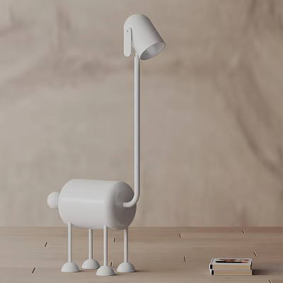 Modern floor lamp 3d model