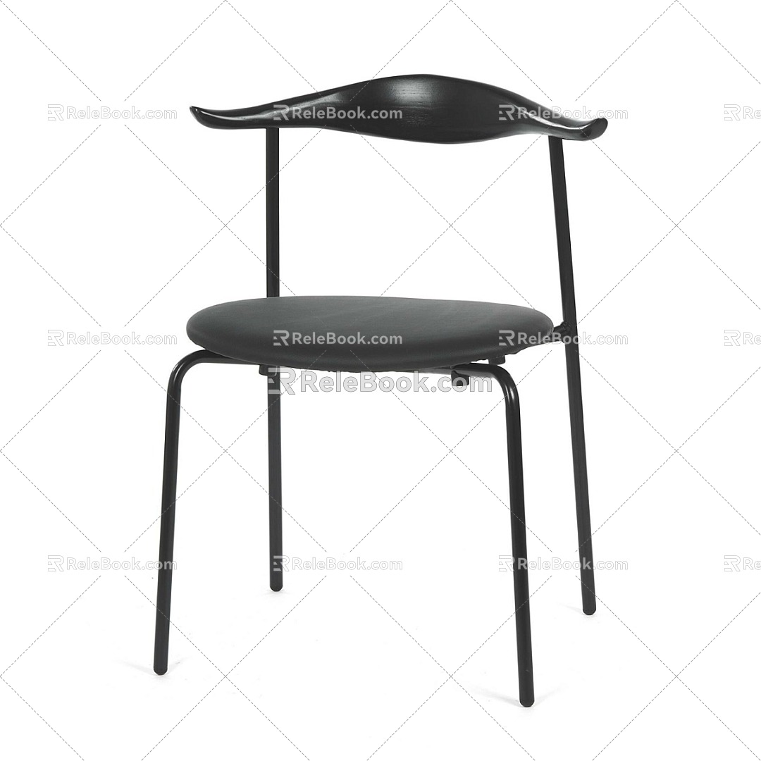 Simple leisure chair 3d model