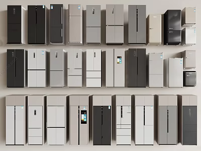 Modern TV Cabinets Design Collection With Various Styles And Color Options 3d model