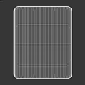 White Mattress With Diamond Quilted Pattern For Comfortable Bedroom Use