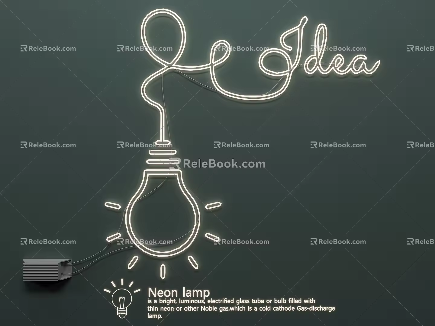 Neon Light 3d model