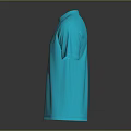 Turquoise Short Sleeve Running T-Shirt With Runner Silhouette And RUN Text