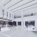 Modern Hall Reception Hall Reception 3d model