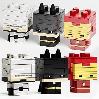 Modern Lego 3d model Modern Lego 3d model