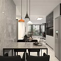 Modern Minimalist Living Dining Room With Floating TV Cabinet And Stylish Comfortable Home Interior Design
