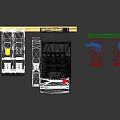 Different Types of Household Circuit Breakers Featuring Multiple Ports and Safety Components