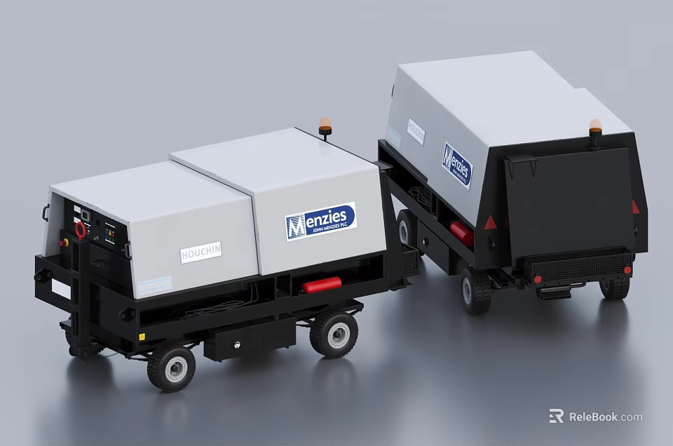 KUBOTA PRO Compact Utility Vehicles With White Body And Black Components 3d model 