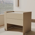 Modern Bedside Cabinet 3d model