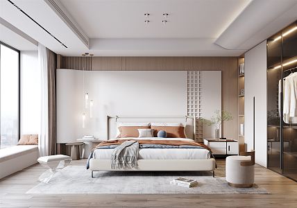 Modern Bedroom 3d model