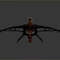 Unique Shark Shaped Water Vehicle With Red Black Design And Telescope Feature