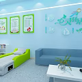 Community Leisure Center Layout Design With Functional Zones Green Plants And Colorful Umbrellas