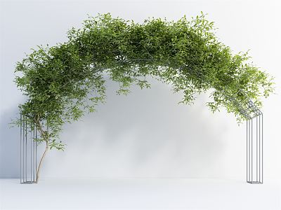 Modern Arch Plant Arch 3d model