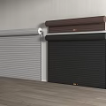 Various Colored Roller Shutters In Different Styles For Interior Wall