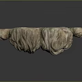 Exquisite Stone Carving Sculpture of Two Child Heads With Curly Hair Gentle Expressions and Leaf Decorated Base