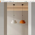 Simple chandelier 3d model