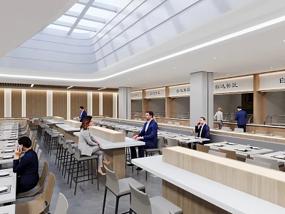 Modern Restaurant 3d model