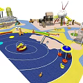 Children's Play Area Design With Colorful Play Structures And Safe Outdoor Zones