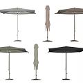 Patio Umbrella For Outdoor Use With Different Colors Foldable Design And Sturdy Base