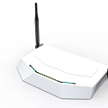 Modern Router Wireless Router White 3d model