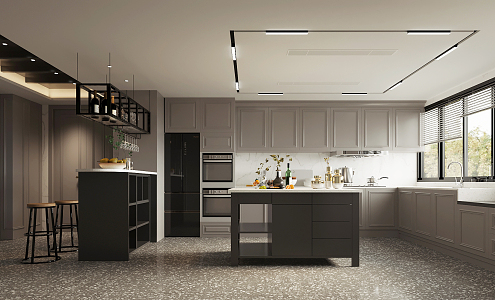 American Kitchen 3d model