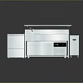 Stainless Steel Commercial Kitchen Equipment Workstation With Cabinets Drawers And Countertop
