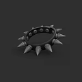 Trendy Clothing With Spiked Ring Decoration And Metal Accents