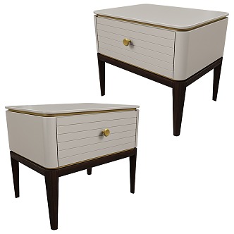 Bedside Cabinet Low Cabinet Corner Cabinet 3d model