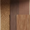 Various Wooden Flooring Designs With Herringbone And Straight Patterns In Multiple Natural Colors
