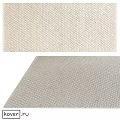 Neutral Beige Square Carpet With Woven Textured Surface For Home Decoration
