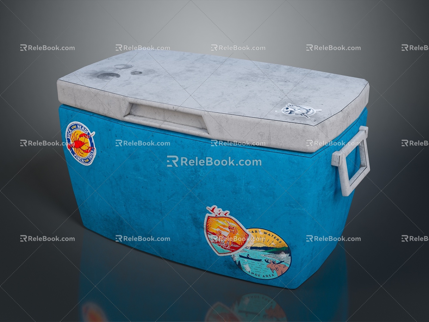 Box Box Container Realistic 3d model